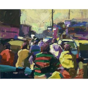 La foule <br><span class="dimension">Dimensions 64X78 cm </br> <a href="https://green-snake-824980.hostingersite.com/product-category/artists/mustapha-belyasmine"><u>BELYASMINE Mustapha</u></a></span>