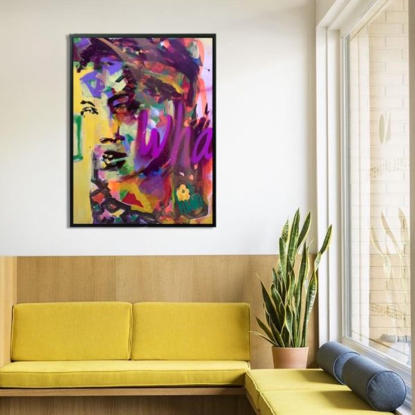 Mystère <br><span class="dimension">Dimensions 83X63 cm </br> <a href="https://green-snake-824980.hostingersite.com/product-category/artists/cheaib-barki/"><u>BARKI Cheaib </u></a></span> - Image 3