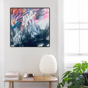 Graffiti portrait N02 <br><span class="dimension">Dimensions 83X83cm</br> <a href="https://green-snake-824980.hostingersite.com/product-category/artists/cheaib-barki/"><u>BARKI Cheaib</u></a></span></u></a></span>