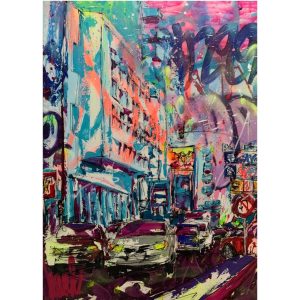 Rabat <br><span class="dimension">Dimensions 136X90cm</br> <a href="https://green-snake-824980.hostingersite.com/product-category/artists/cheaib-barki/"><u>BARKI Cheaib</u></a></span></u></a></span>
