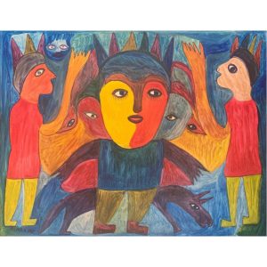 ASMAH COMPOSITION 03</br><span class="dimension">Dimensions 94 x 104 cm <br> <a href="https://green-snake-824980.hostingersite.com/product-category/artists/asmah-mustapha/"><u>ASMAH Mustapha</u></a></span>