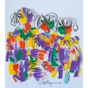 Trio (Série) </br><span class="dimension">Dimensions 107 x 92 cm <br> <a href="https://green-snake-824980.hostingersite.com/product-category/artists/benjkan-salah"><u>BENJKAN Salah</u></a></span>