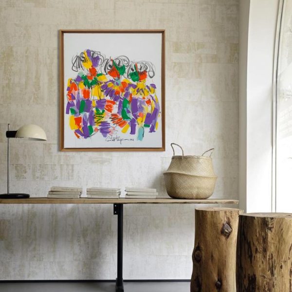 Trio (Série) </br><span class="dimension">Dimensions 107 x 92 cm <br> <a href="https://green-snake-824980.hostingersite.com/product-category/artists/benjkan-salah"><u>BENJKAN Salah</u></a></span> – Image 2