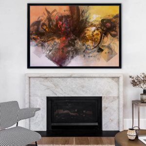 HRO Composition N 02 <br><span class="dimension">Dimensions 107 x 157 cm</br> <a href="https://green-snake-824980.hostingersite.com/product-category/artists/hraoui-abdelfattah/"><u>HRAOUI Abdelfattah</u></a></span></u></a></span>