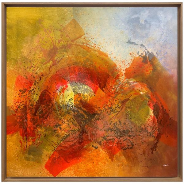 HRO Composition N 01 <br><span class="dimension">Dimensions 157 x 157 cm</br> <a href="https://green-snake-824980.hostingersite.com/product-category/artists/hraoui-abdelfattah/"><u>HRAOUI Abdelfattah</u></a></span></u></a></span> - Image 3