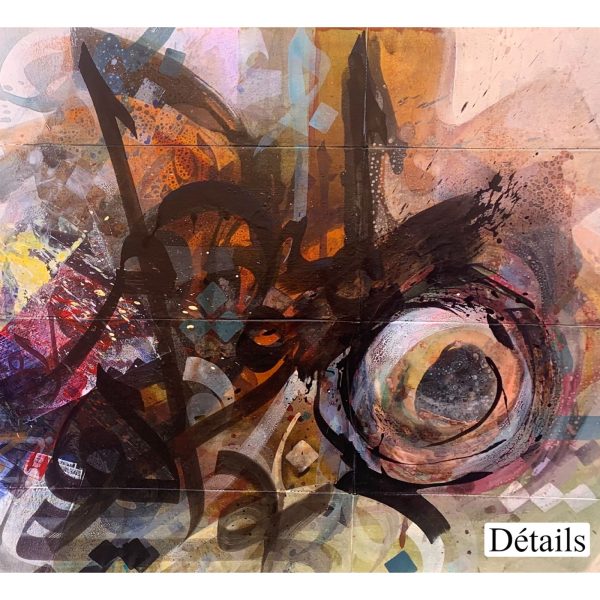 HRO Composition N 03 <br><span class="dimension">Dimensions 88 x 187 cm</br> <a href="https://green-snake-824980.hostingersite.com/product-category/artists/hraoui-abdelfattah/"><u>HRAOUI Abdelfattah</u></a></span></u></a></span> – Image 4