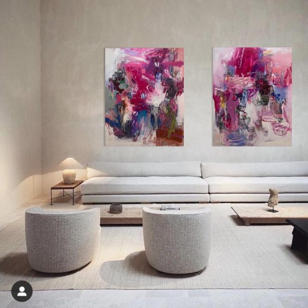Chardoudi Composition N04 <br><span class="dimension">Dimensions 180 x 150 cm</br> <a href="https://green-snake-824980.hostingersite.com/product-category/artistes/chardoudi-fouad/"><u>CHARDOUDI Fouad</u></a></span></u></a></span> – Image 2