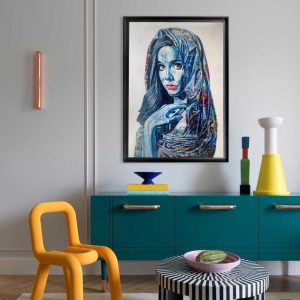 Femme libre N 04 </br><span class="dimension">Dimensions 133 x 95 cm <br> <a href="https://green-snake-824980.hostingersite.com/product-category/artists/tarik-fayed/"><u>FAYED Tarik</u></a></span>