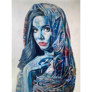 Femme libre N 04 </br><span class="dimension">Dimensions 133 x 95 cm <br> <a href="https://green-snake-824980.hostingersite.com/product-category/artists/tarik-fayed/"><u>FAYED Tarik</u></a></span>