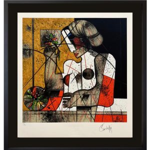 Edition N06 BEN CHEFFAJ </br><span class="dimension">Dimensions 81 x 76 cm <br> <a href="https://green-snake-824980.hostingersite.com/product-category/artists/ben-cheffaj-saad/"><u>BEN CHEFFAJ Saad</u></a></span>