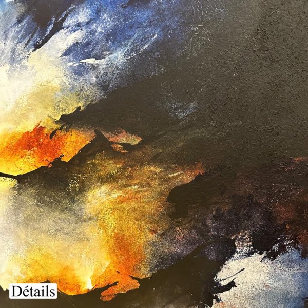 MOA Composition N 05 </br><span class="dimension">Dimensions 125 x 115 cm <br> <a href="https://green-snake-824980.hostingersite.com/product-category/artistes/moa-bennani-mohamed/"><u>MOA BENNANI Mohamed </u></a></span> – Image 4