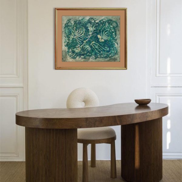Bouragba Composition N01 </br><span class="dimension">Dimensions 68 X 80cm <br> <a href="https://green-snake-824980.hostingersite.com/product-category/artists/bouragba-omar/"><u>BOURAGBA Omar</u></a></span> – Image 2
