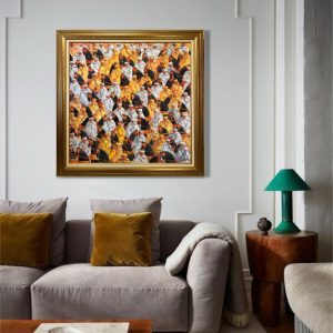 Danse de la victoire N 03</br><span class="dimension">Dimensions 115 x 115 cm <br> <a href="https://green-snake-824980.hostingersite.com/product-category/artists/hocin-ait-amghar/"><u>AIT AMGHAR Hocin </u></a></span>