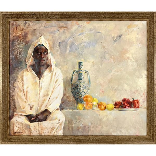 Noble ispiritu de Africa <br><span class="dimension">Dimensions 90 x 108 cm</br> <a href="https://green-snake-824980.hostingersite.com/product-category/artists/rachid-hanbali/"><u>Rachid Hanbali</u></a></span></u></a></span> - Image 5