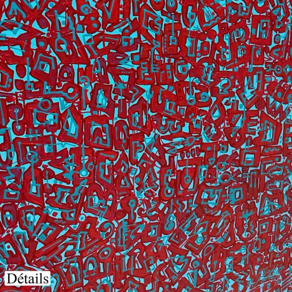 EFK Composition N19 <br><span class="dimension">Dimensions 100 x 70 cm</br> <a href="https://green-snake-824980.hostingersite.com/product-category/artists/el-fahli-khadija/"><u>EL FAHLI Khadija</u></a></span></u></a></span> – Image 3