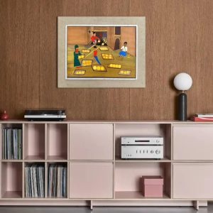 Scène N 01 Ait Youssef<br><span class="dimension">Dimensions 60X75 cm </br> <a href="https://green-snake-824980.hostingersite.com/product-category/artists/ait-youssef-said/"><u>AIT YOUSSEF Said</u></a></span>