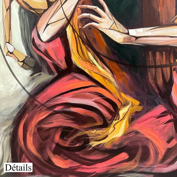 Rose du désert <br><span class="dimension">Dimensions 123 X 93 cm </br> <a href="https://green-snake-824980.hostingersite.com/product-category/artists/ahmed-el-houari/"><u>EL HOUARI Ahmed </u></a></span> – Image 4