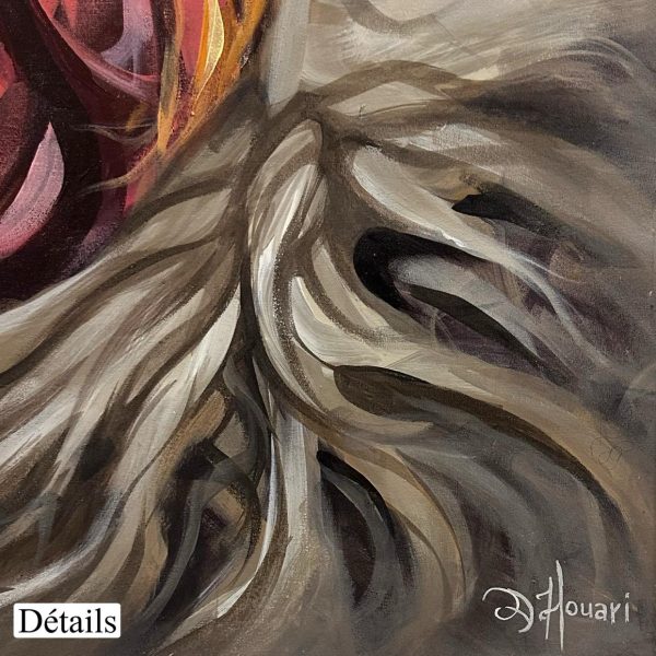 Rose du désert <br><span class="dimension">Dimensions 123 X 93 cm </br> <a href="https://green-snake-824980.hostingersite.com/product-category/artists/ahmed-el-houari/"><u>EL HOUARI Ahmed </u></a></span> – Image 5