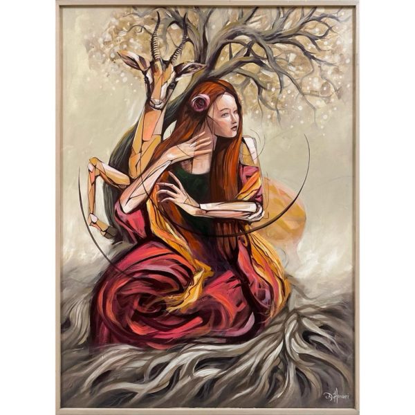 Rose du désert <br><span class="dimension">Dimensions 123 X 93 cm </br> <a href="https://green-snake-824980.hostingersite.com/product-category/artists/ahmed-el-houari/"><u>EL HOUARI Ahmed </u></a></span> – Image 6