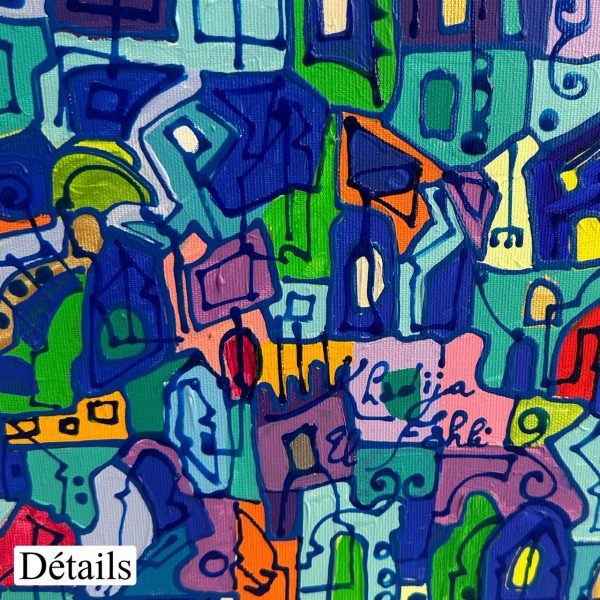 EFK Composition N 22<br><span class="dimension">Dimensions 100 x 80 cm</br> <a href="https://green-snake-824980.hostingersite.com/product-category/artists/el-fahli-khadija/"><u>EL FAHLI Khadija</u></a></span></u></a></span> – Image 3