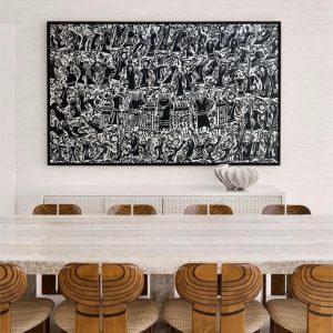 Rituel des ombres</br><span class="dimension">Dimensions 100 X 160 cm <br> <a href="https://green-snake-824980.hostingersite.com/product-category/artists/el-gaouzi-abid/"><u>EL GAOUZI Abid</u></a></span>