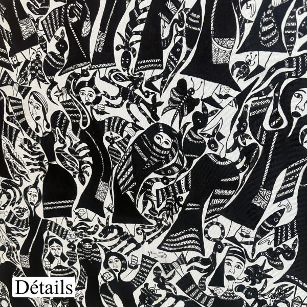 Rituel des ombres</br><span class="dimension">Dimensions 100 X 160 cm <br> <a href="https://green-snake-824980.hostingersite.com/product-category/artists/el-gaouzi-abid/"><u>EL GAOUZI Abid</u></a></span> – Image 4