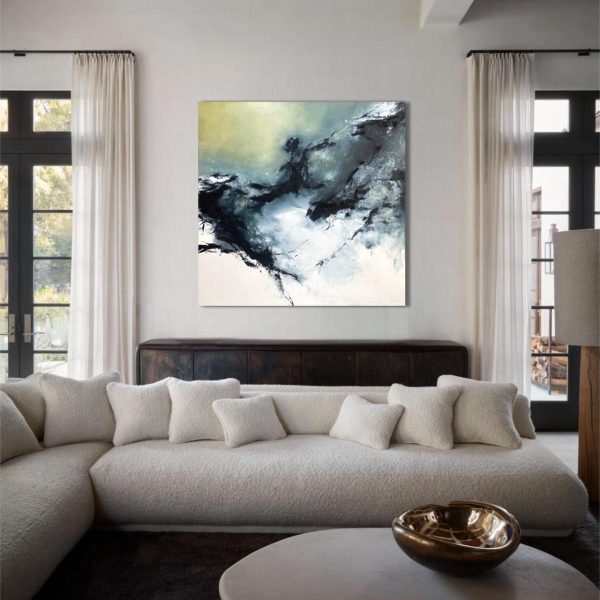 ZIDOR Composition N 05</br><span class="dimension">Dimensions 130 X 130cm <br> <a href="https://green-snake-824980.hostingersite.com/product-category/artists/zidor-cheikh/"><u>ZIDOR cheikh</u></a></span> – Image 2