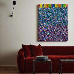 EFK Composition N 24<br><span class="dimension">Dimensions 130 x 100 cm</br> <a href="https://green-snake-824980.hostingersite.com/product-category/artists/el-fahli-khadija/"><u>EL FAHLI Khadija</u></a></span></u></a></span>