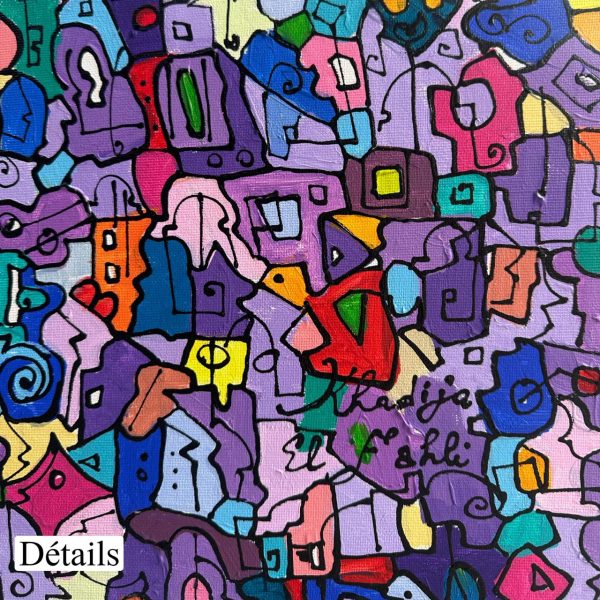 EFK Composition N 24<br><span class="dimension">Dimensions 130 x 100 cm</br> <a href="https://green-snake-824980.hostingersite.com/product-category/artists/el-fahli-khadija/"><u>EL FAHLI Khadija</u></a></span></u></a></span> - Image 4