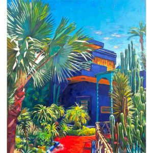 Série Vue Majorelle N15<br><span class="dimension">Dimensions 106 x 96 cm</br><a href="https://green-snake-824980.hostingersite.com/product-category/artists/darif-idriss/"><u>DARIF Idriss</u></a></span></u></a></span>