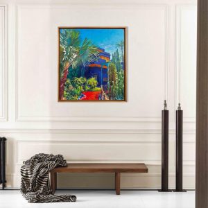 Série Vue Majorelle N15<br><span class="dimension">Dimensions 106 x 96 cm</br><a href="https://green-snake-824980.hostingersite.com/product-category/artists/darif-idriss/"><u>DARIF Idriss</u></a></span></u></a></span>