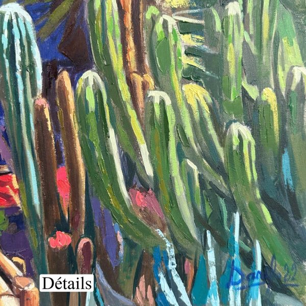 Série Vue Majorelle N15<br><span class="dimension">Dimensions 106 x 96 cm</br><a href="https://green-snake-824980.hostingersite.com/product-category/artists/darif-idriss/"><u>DARIF Idriss</u></a></span></u></a></span> – Image 6
