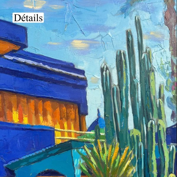 Série Vue Majorelle N15<br><span class="dimension">Dimensions 106 x 96 cm</br><a href="https://green-snake-824980.hostingersite.com/product-category/artists/darif-idriss/"><u>DARIF Idriss</u></a></span></u></a></span> – Image 5