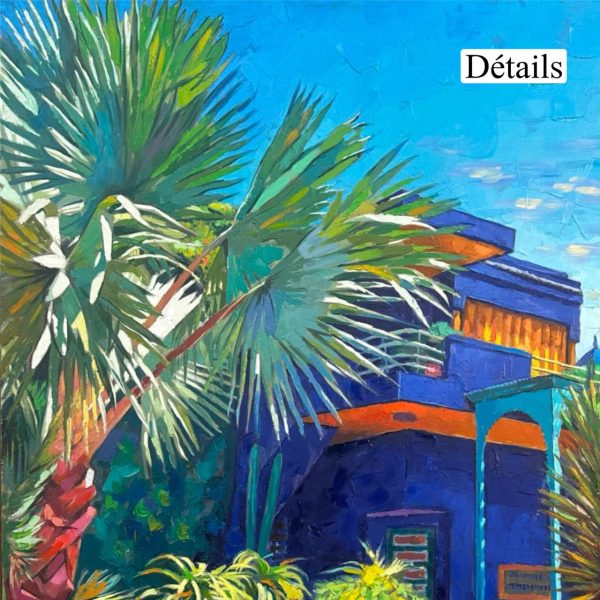 Série Vue Majorelle N15<br><span class="dimension">Dimensions 106 x 96 cm</br><a href="https://green-snake-824980.hostingersite.com/product-category/artists/darif-idriss/"><u>DARIF Idriss</u></a></span></u></a></span> – Image 4