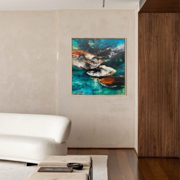 KIM Composition N 04 </br><span class="dimension">Dimensions 100 X 90 cm <br> <a href="https://green-snake-824980.hostingersite.com/product-category/artistes/bennani-kim/"><u>BENNANI Kim</u></a></span> – Image 2