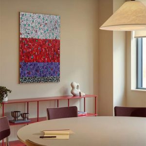 EFK Composition N 25<br><span class="dimension">Dimensions 120 x 90 cm</br> <a href="https://green-snake-824980.hostingersite.com/product-category/artists/el-fahli-khadija/"><u>EL FAHLI Khadija</u></a></span></u></a></span>