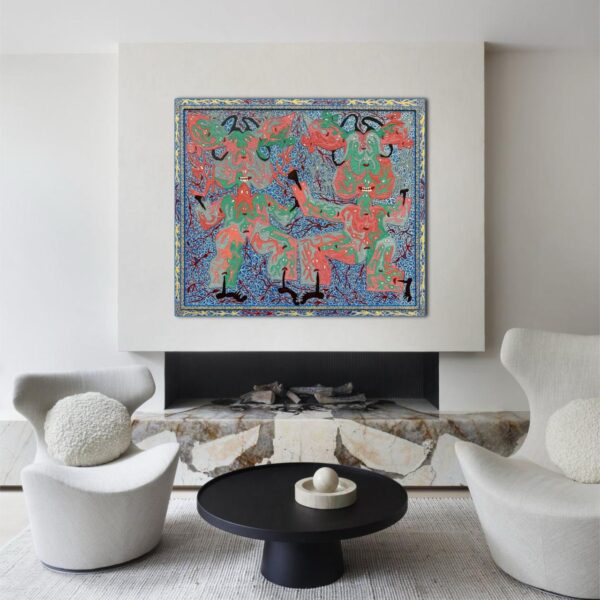 MAIMOUN ST 07<br><span class="dimension">Dimensions 134 X 162 cm</br> <a href="https://green-snake-824980.hostingersite.com/product-category/artists/maimoun-ali/"><u>MAIMOUN Ali</u></a></span></u></a></span> – Image 2